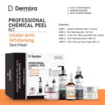Dermora Professional Underarm Whitening Skin Peel Kit With 5-Steps | Enzyme Cleanser Peel (12g) | Pre Peel Cleanser (100ml) | Underarm Whitening Skin Peel (30ml) | Post Peel Neutralizer (100ml) | CICA Calming Face Cream (30ml) Dermora Professional Underarm Whitening Skin Peel Kit With 5-Steps | Enzyme Cleanser Peel (12g) | Pre Peel Cleanser (100ml) | Underarm Whitening Skin Peel (30ml) | Post Peel Neutralizer (100ml) | CICA Calming Face Cream (30ml)